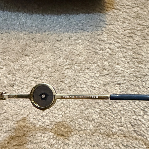 Versace Black and Gold Sunglasses - Picture 2 of 3